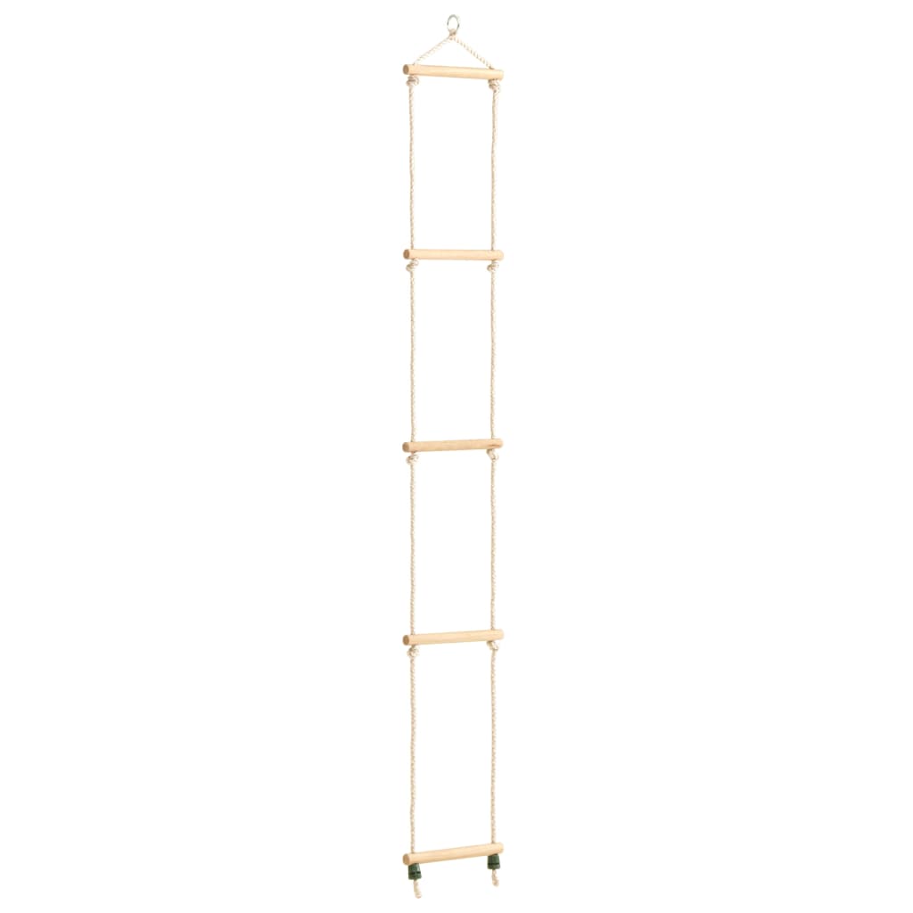 Kid's Rope Ladder Solid Wood and PE 30x168 cm