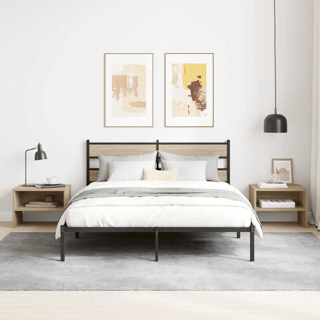 Bedside Cabinet Sonoma Oak 40x30x30 cm Engineered Wood