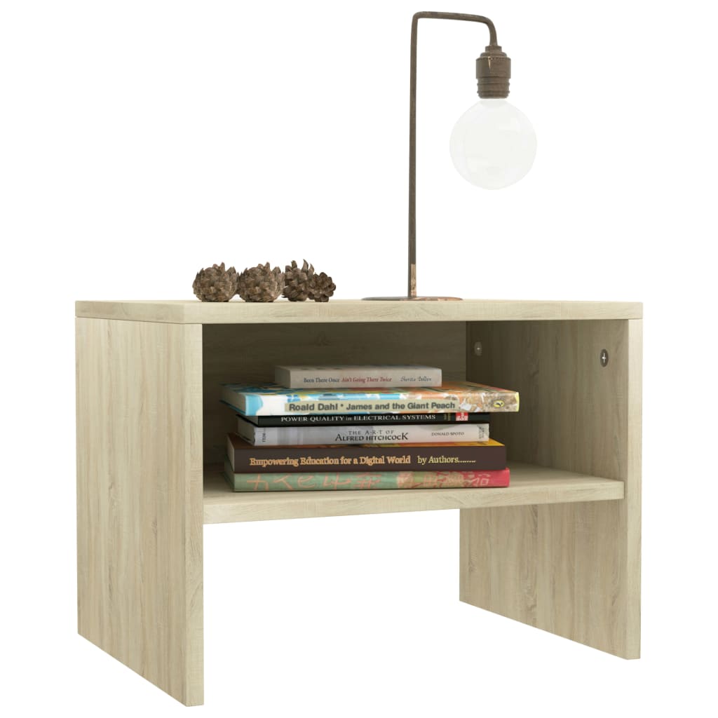 Bedside Cabinet Sonoma Oak 40x30x30 cm Engineered Wood