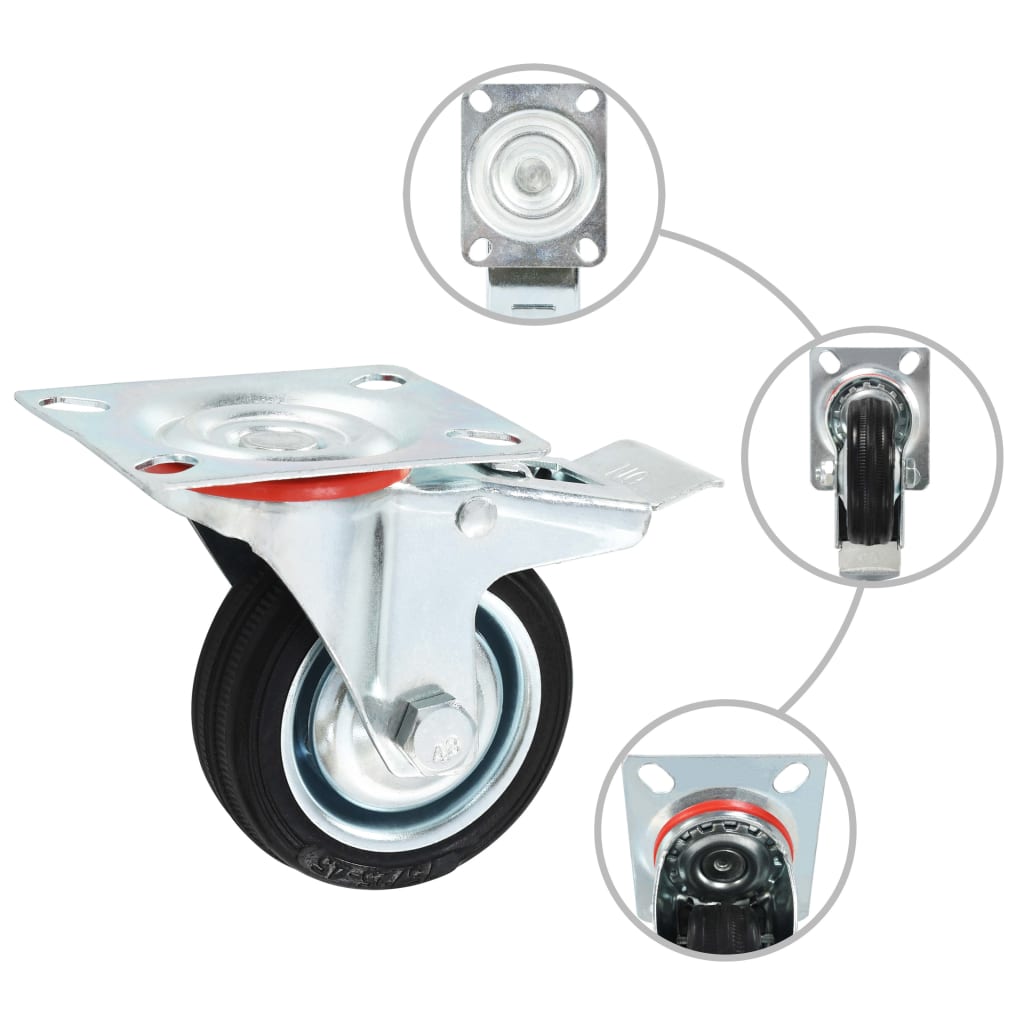 32 pcs Swivel Casters 75 mm