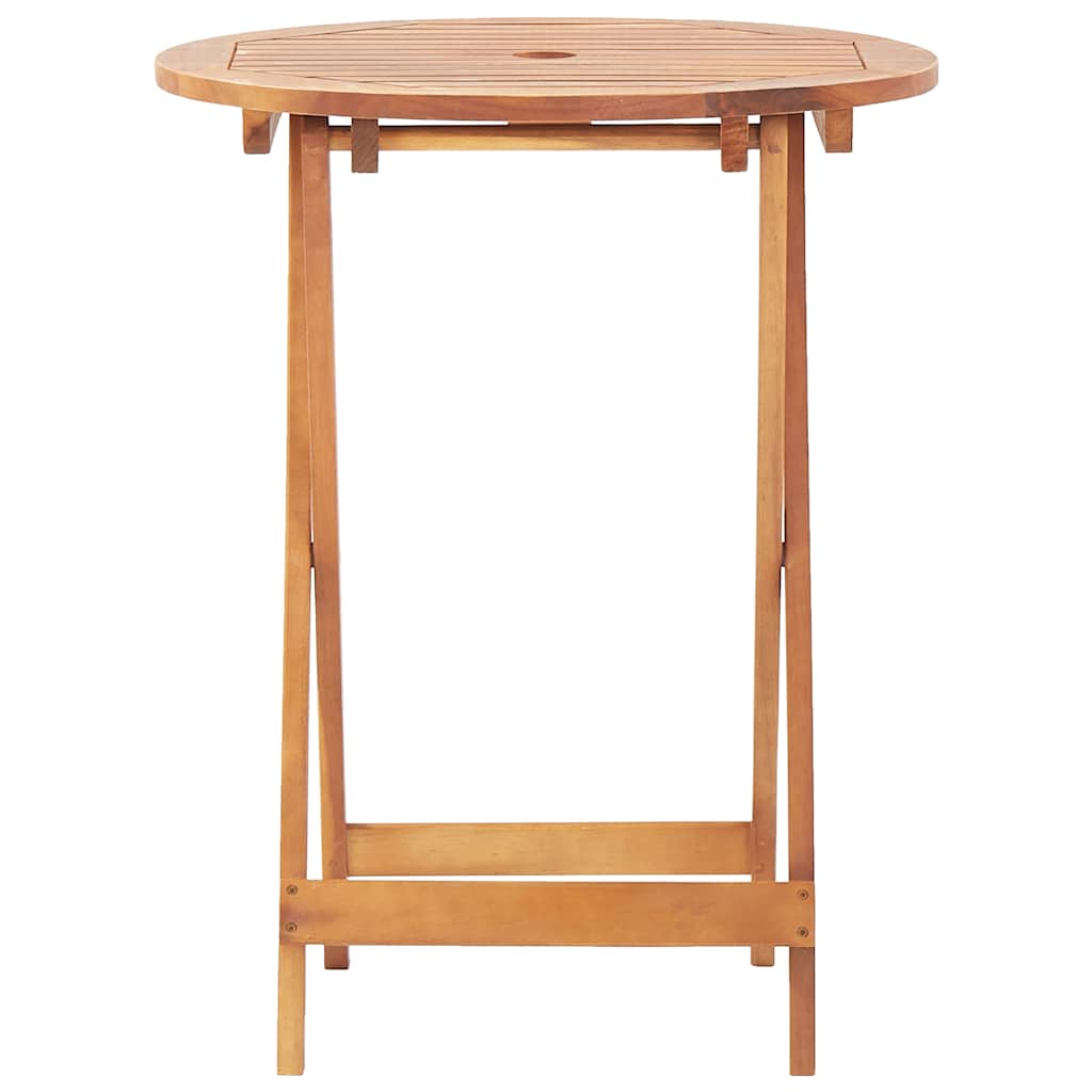 Folding Garden Table 60x75 cm Solid Acacia Wood