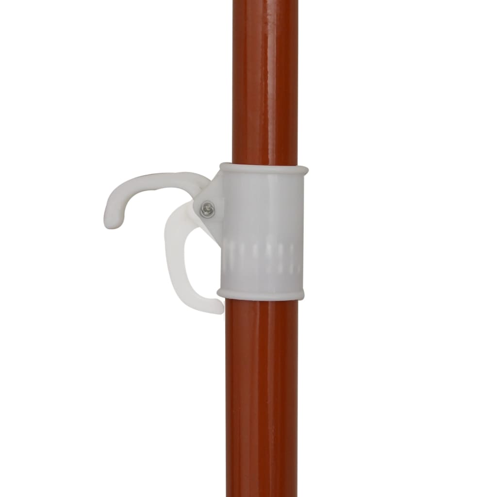 Garden Parasol with Steel Pole 180 cm Sand