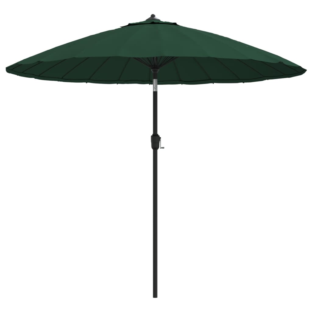 Garden Parasol with Aluminium Pole 270 cm Green