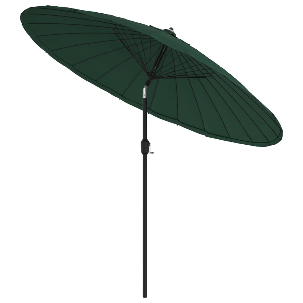 Garden Parasol with Aluminium Pole 270 cm Green