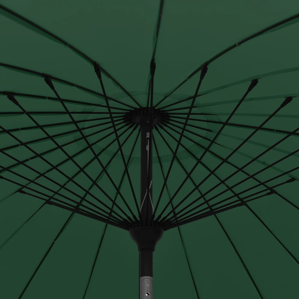 Garden Parasol with Aluminium Pole 270 cm Green