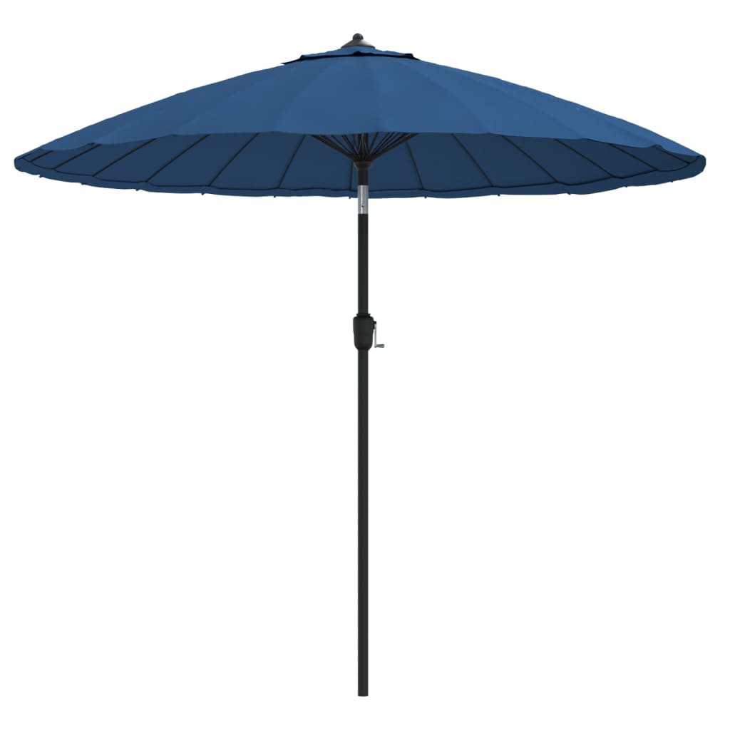 Garden Parasol with Aluminium Pole 270 cm Azure Blue