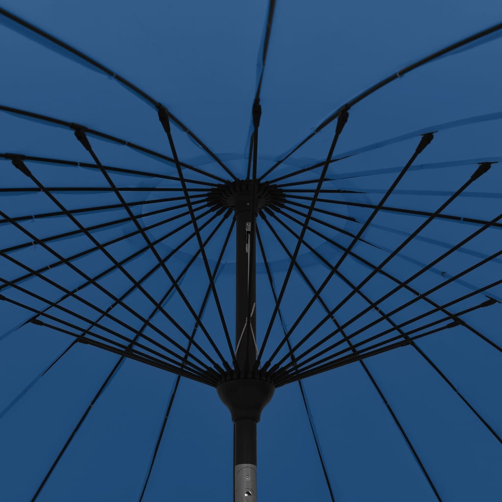 Garden Parasol with Aluminium Pole 270 cm Azure Blue