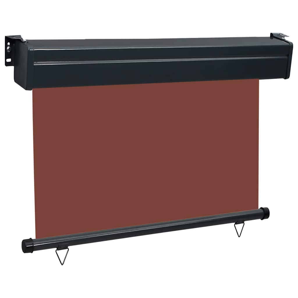 Balcony Side Awning 85x250 cm Brown