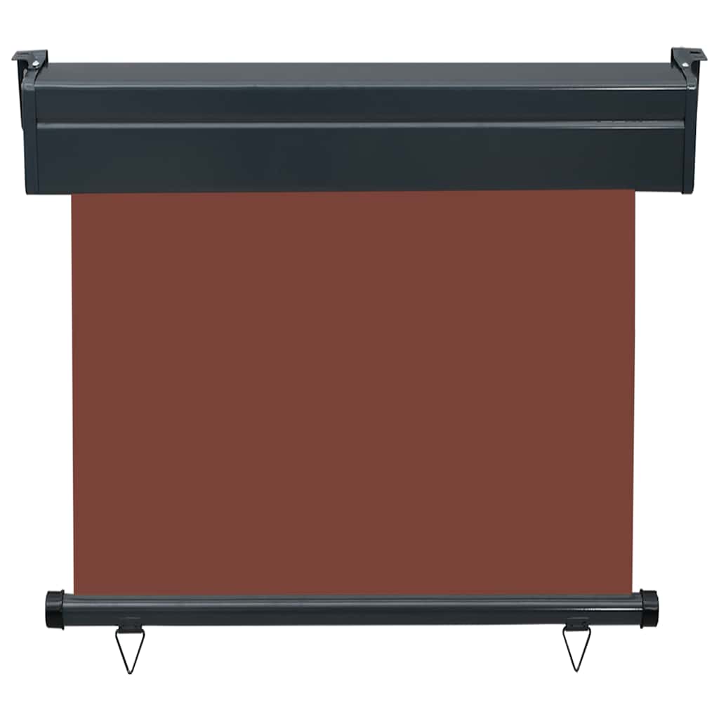 Balcony Side Awning 85x250 cm Brown
