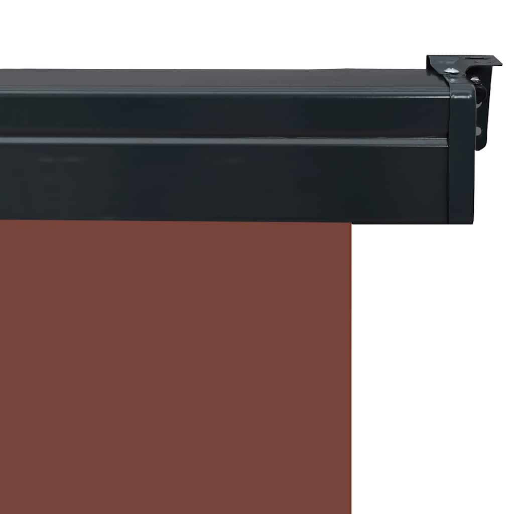 Balcony Side Awning 85x250 cm Brown