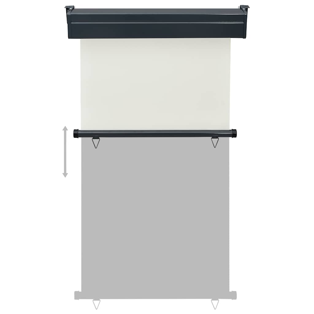 Balcony Side Awning 105x250 cm Cream