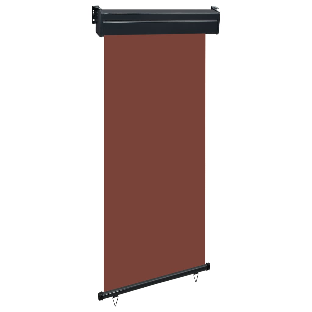 Balcony Side Awning 105x250 cm Brown