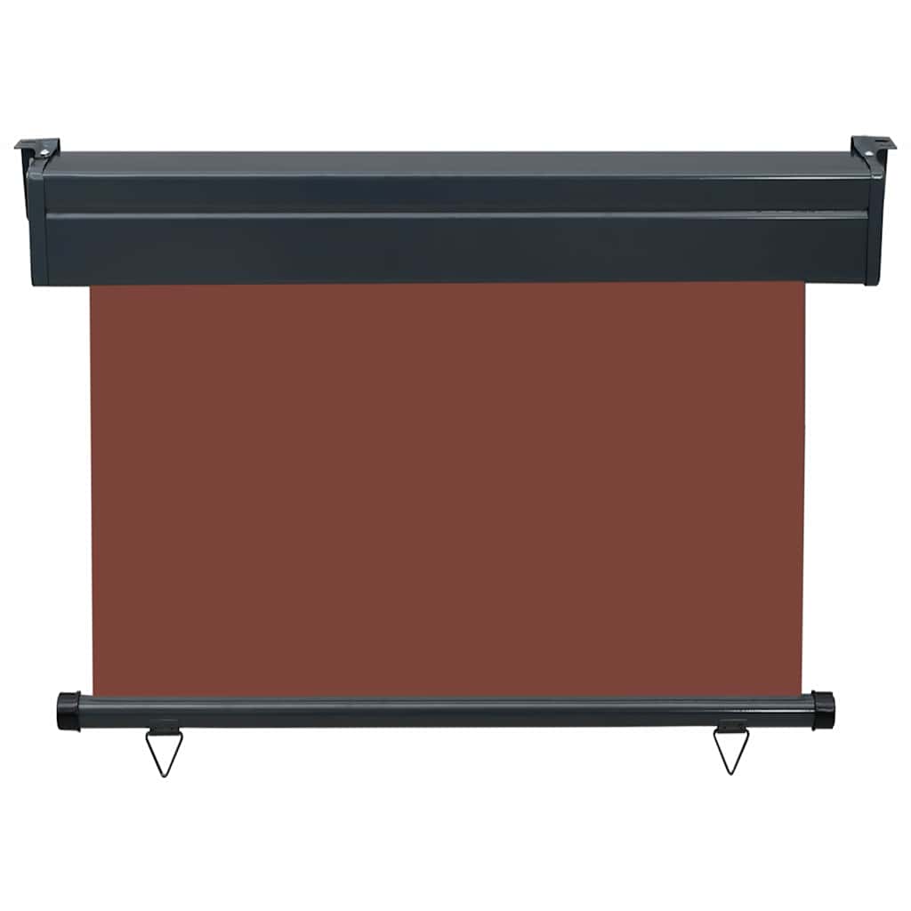Balcony Side Awning 105x250 cm Brown