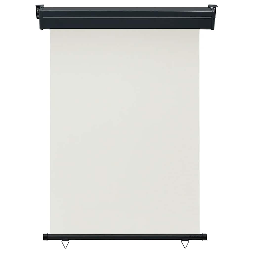 Balcony Side Awning 125x250 cm Cream