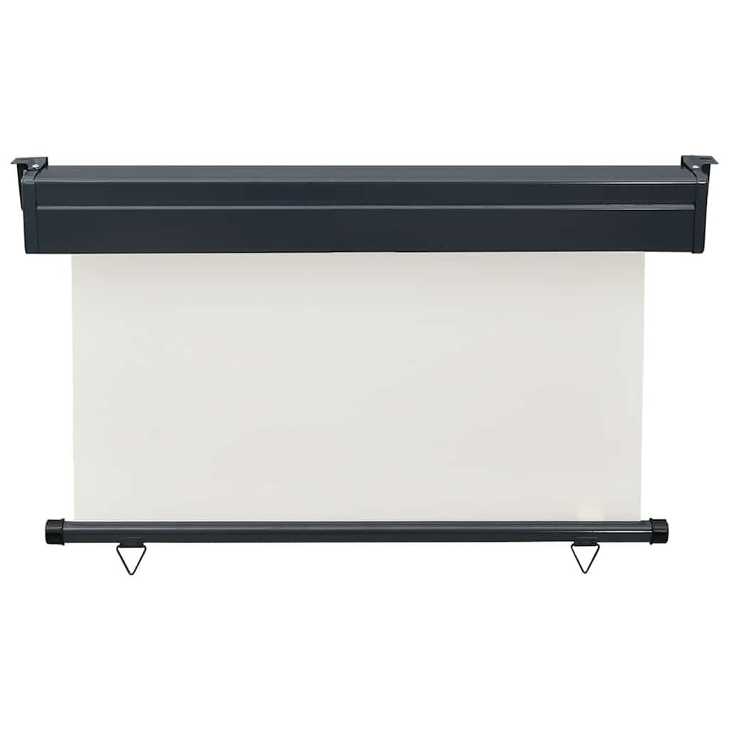 Balcony Side Awning 125x250 cm Cream
