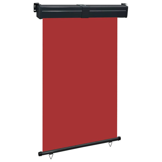 Balcony Side Awning 125x250 cm Red