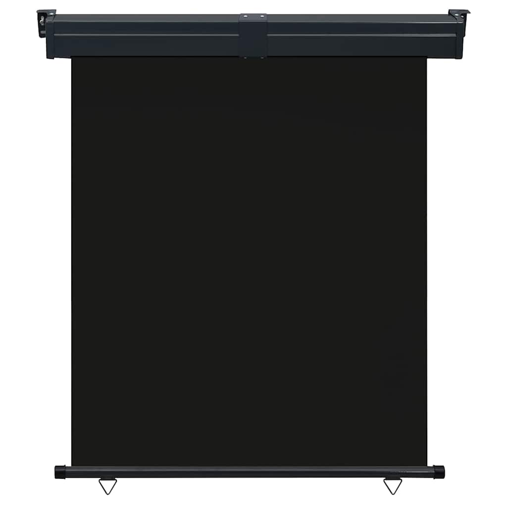 Balcony Side Awning 145x250 cm Black
