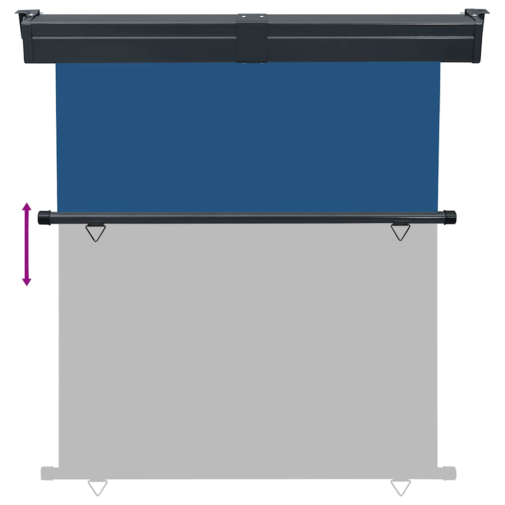 Balcony Side Awning 165x250 cm Blue
