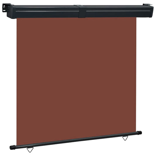 Balcony Side Awning 165x250 cm Brown
