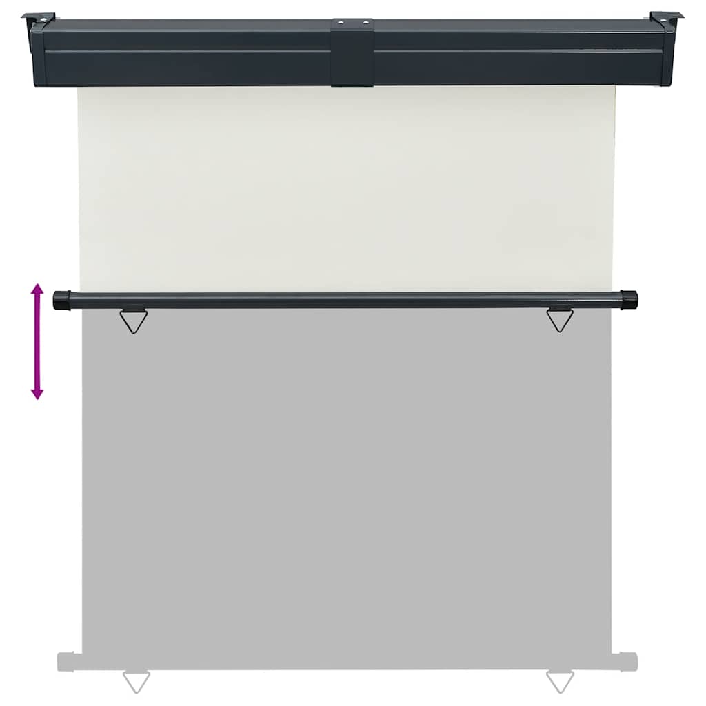 Balcony Side Awning 175x250 cm Cream