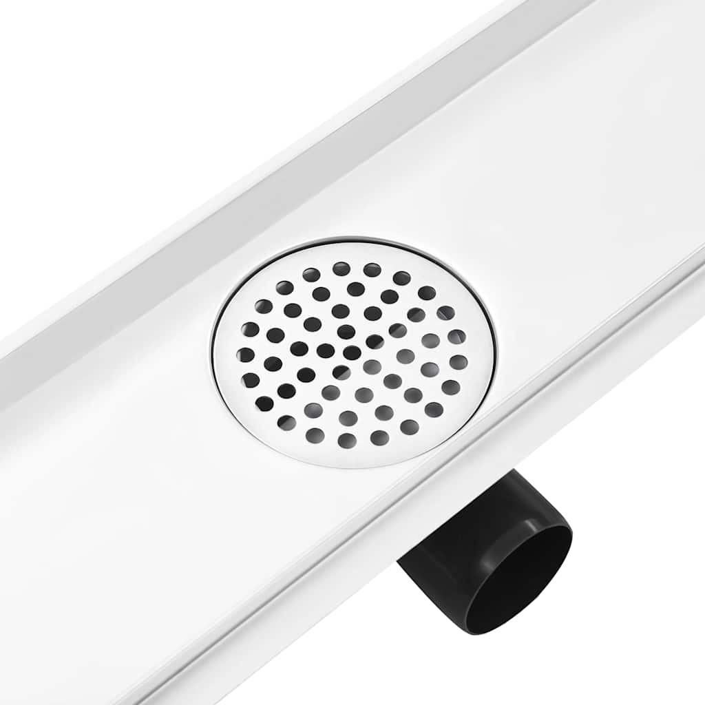 Shower Drain with 2-in-1 Cover 103x14 cm Stainless Steel