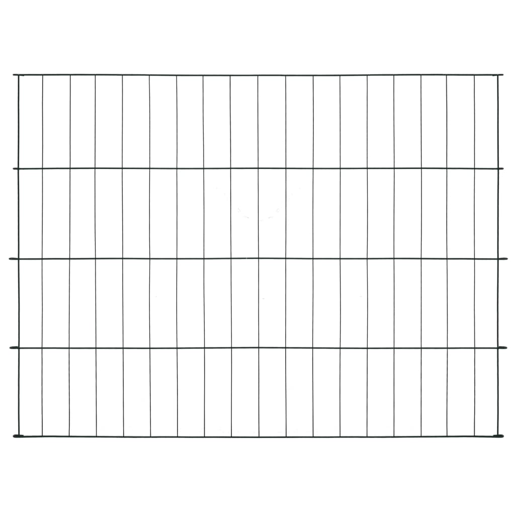 Garden Fence Set 115x79 cm Green