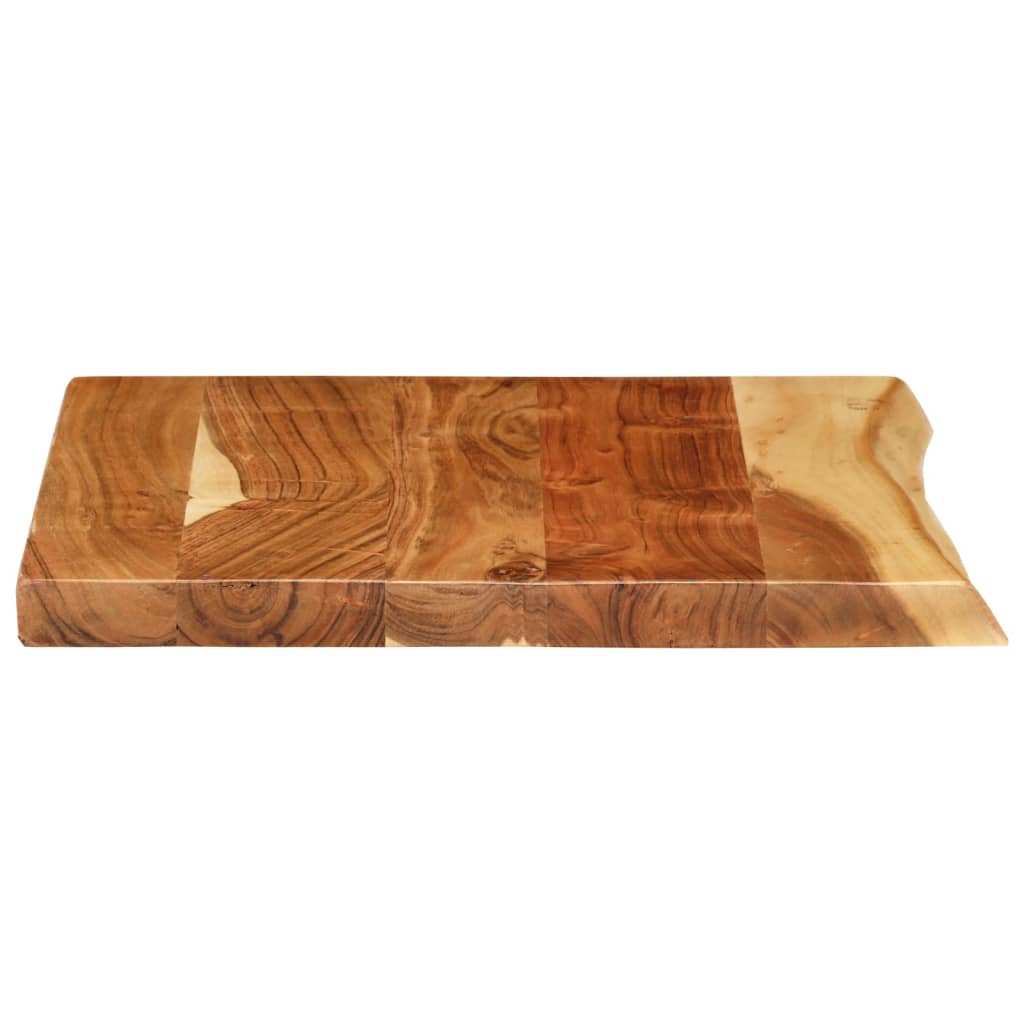 Bathroom Vanity Top Solid Acacia Wood 58x52x3.8 cm