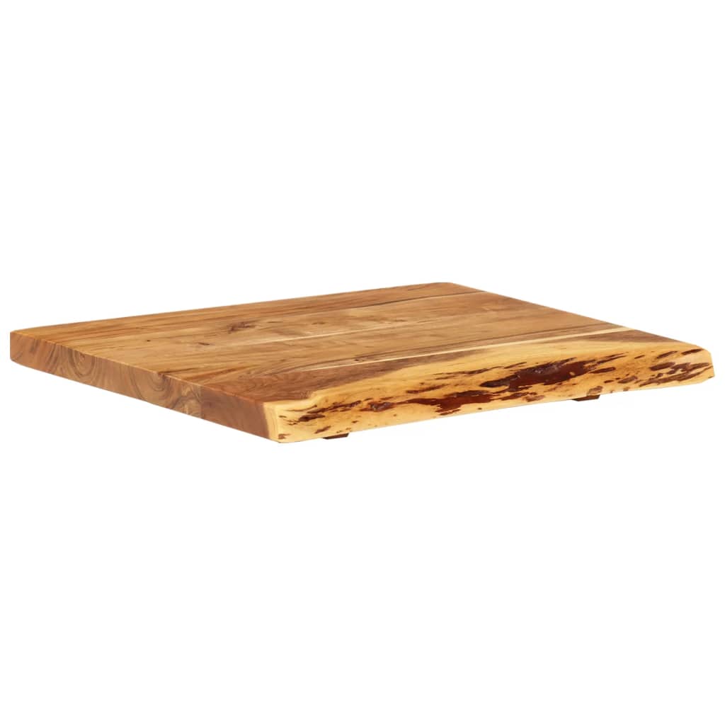 Bathroom Vanity Top Solid Acacia Wood 58x52x3.8 cm