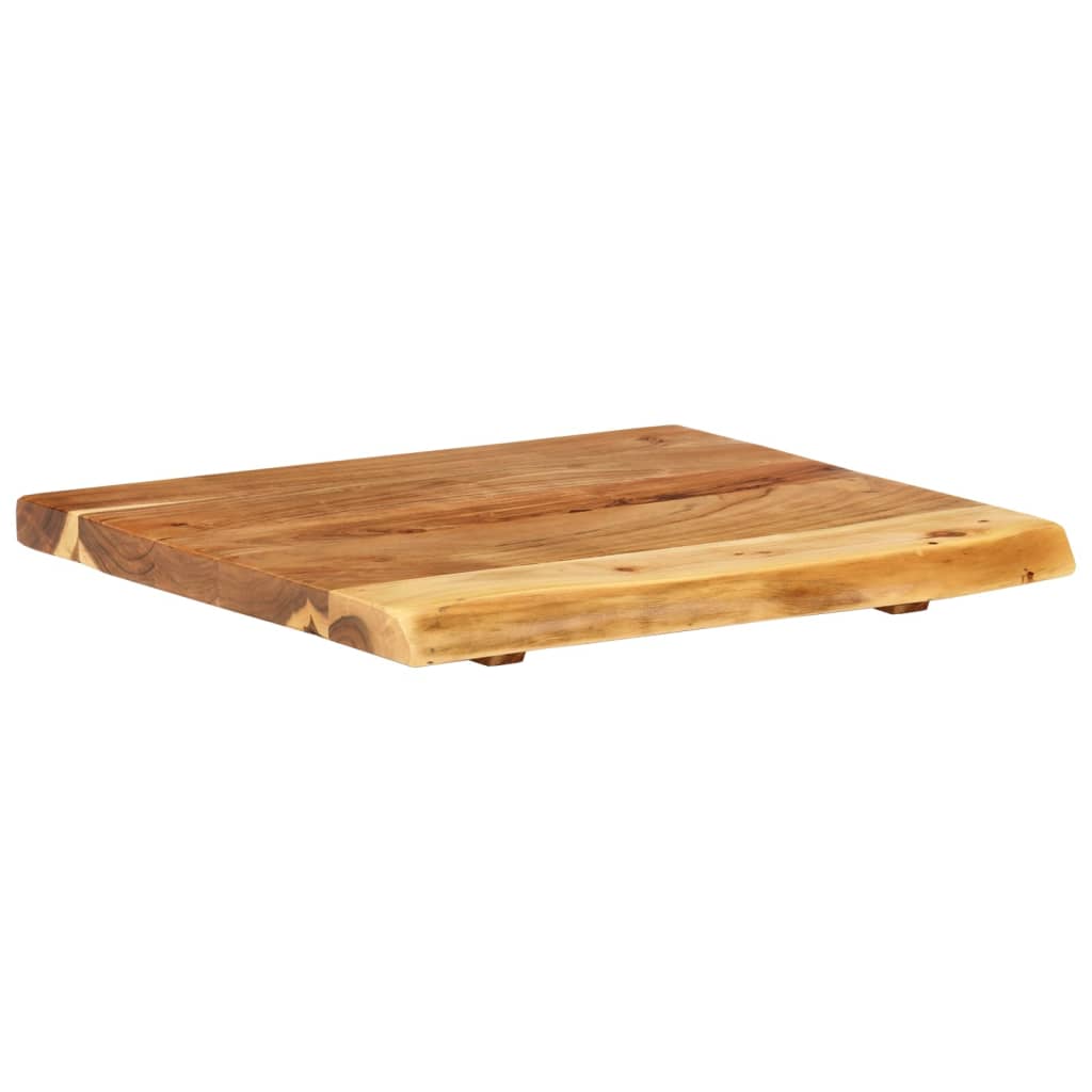 Bathroom Vanity Top Solid Acacia Wood 58x52x3.8 cm