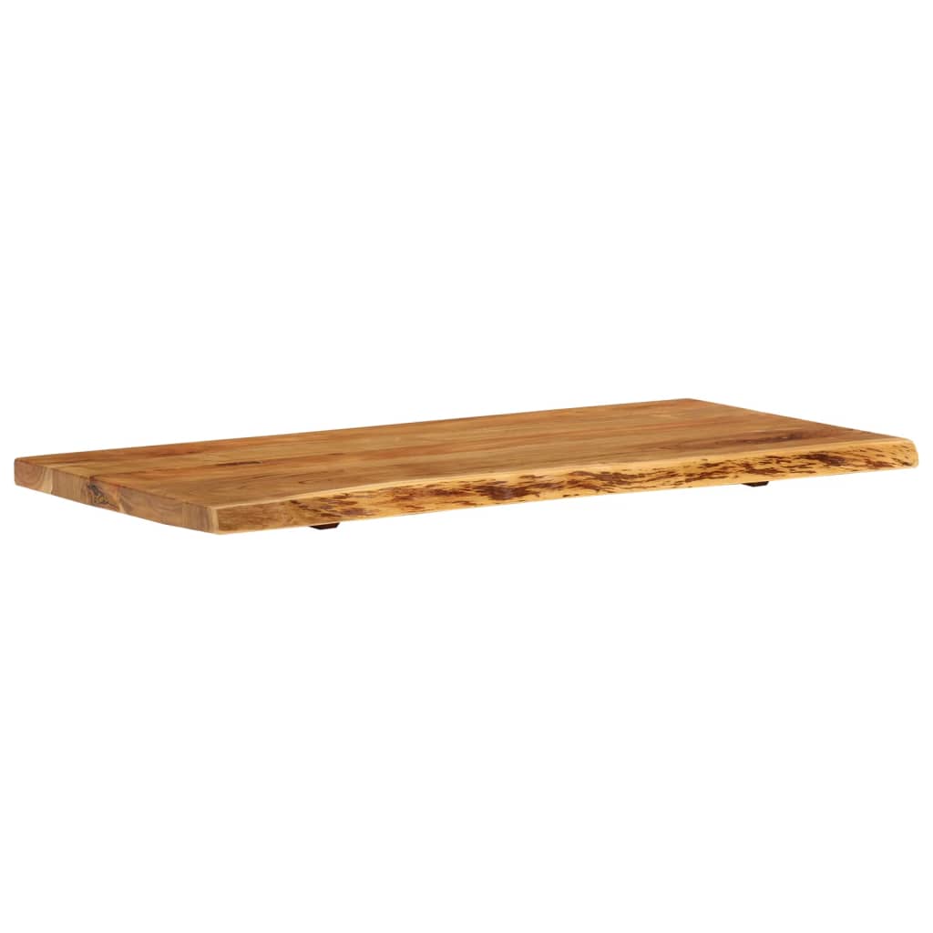 Bathroom Vanity Top Solid Acacia Wood 114x52x3.8 cm