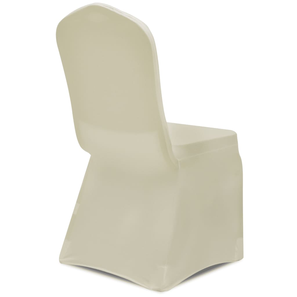 Chair Cover Stretch Cream 12 pcs