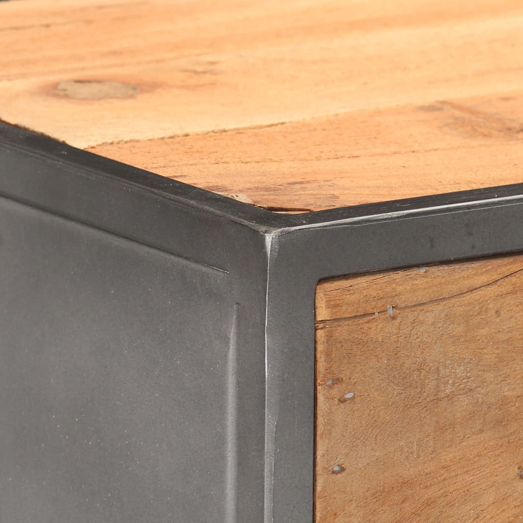 Drawer Cabinet 45x30x100 cm Solid Reclaimed Wood
