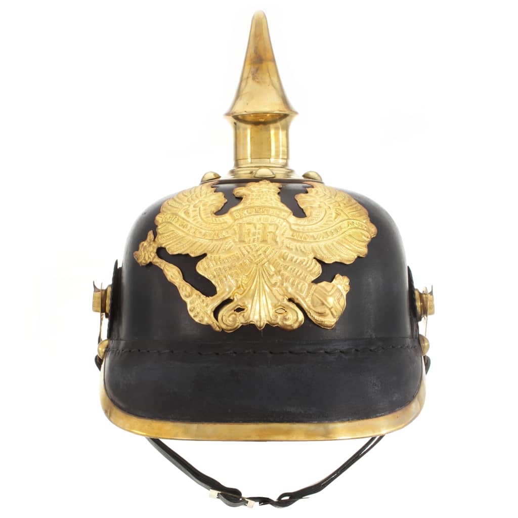 German Prussian Helmet Antique Replica LARP Black Steel