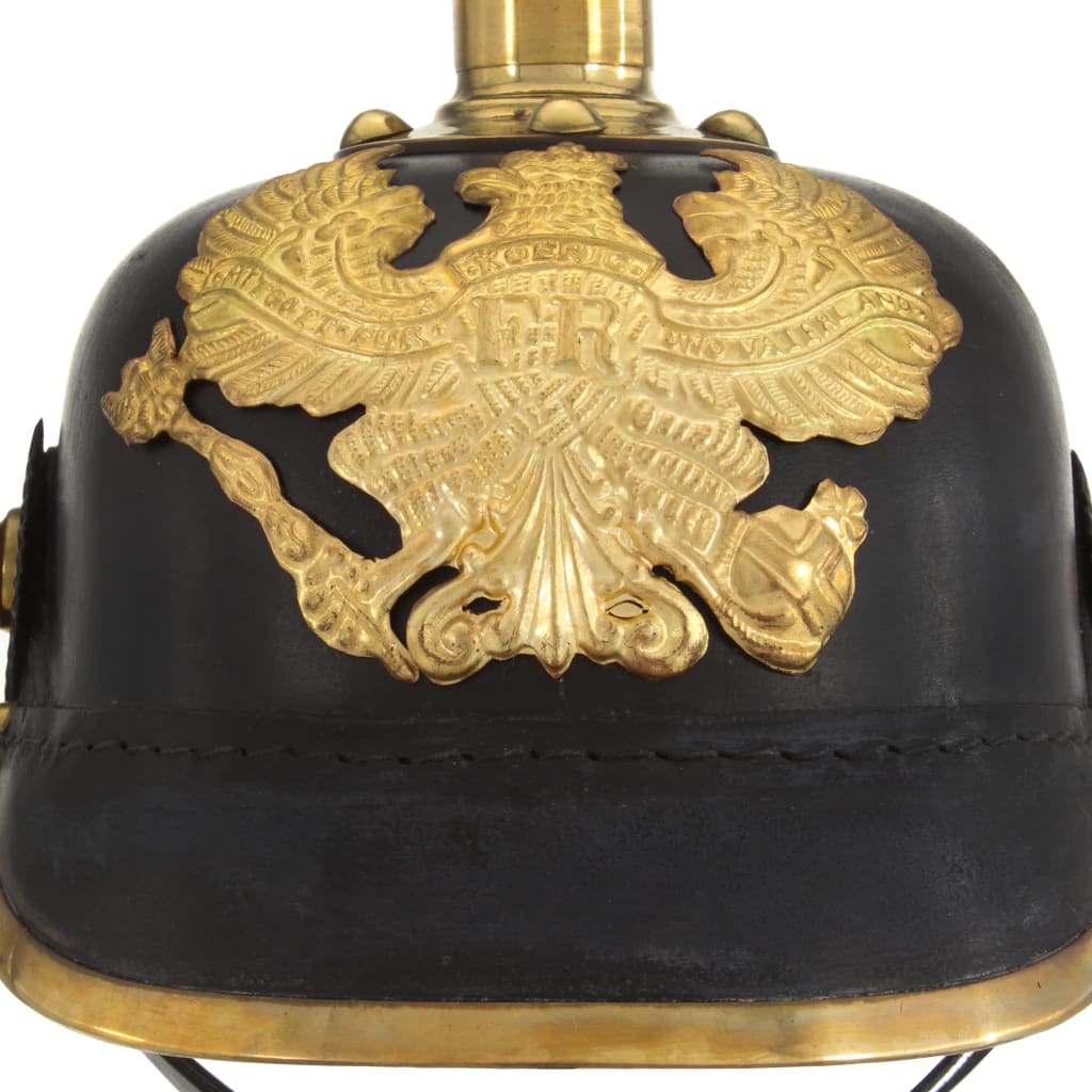 German Prussian Helmet Antique Replica LARP Black Steel