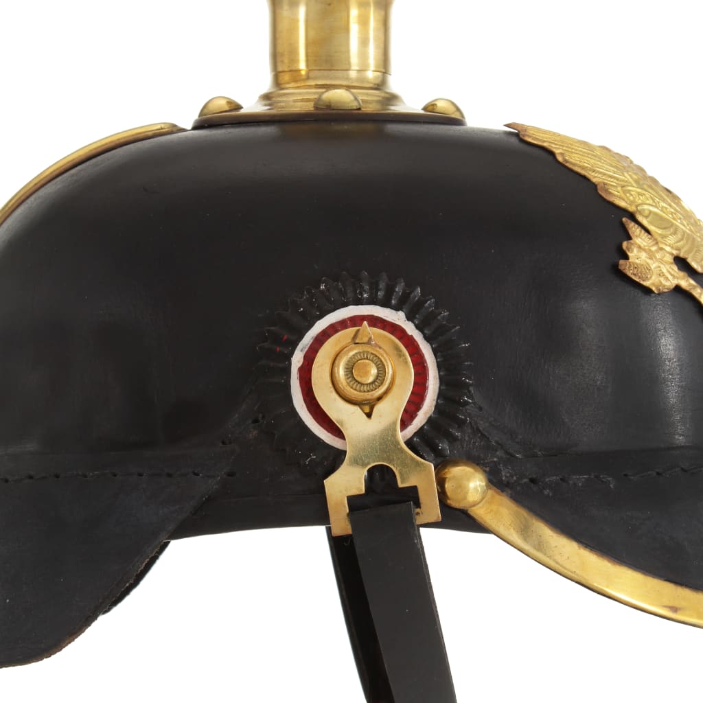 German Prussian Helmet Antique Replica LARP Black Steel