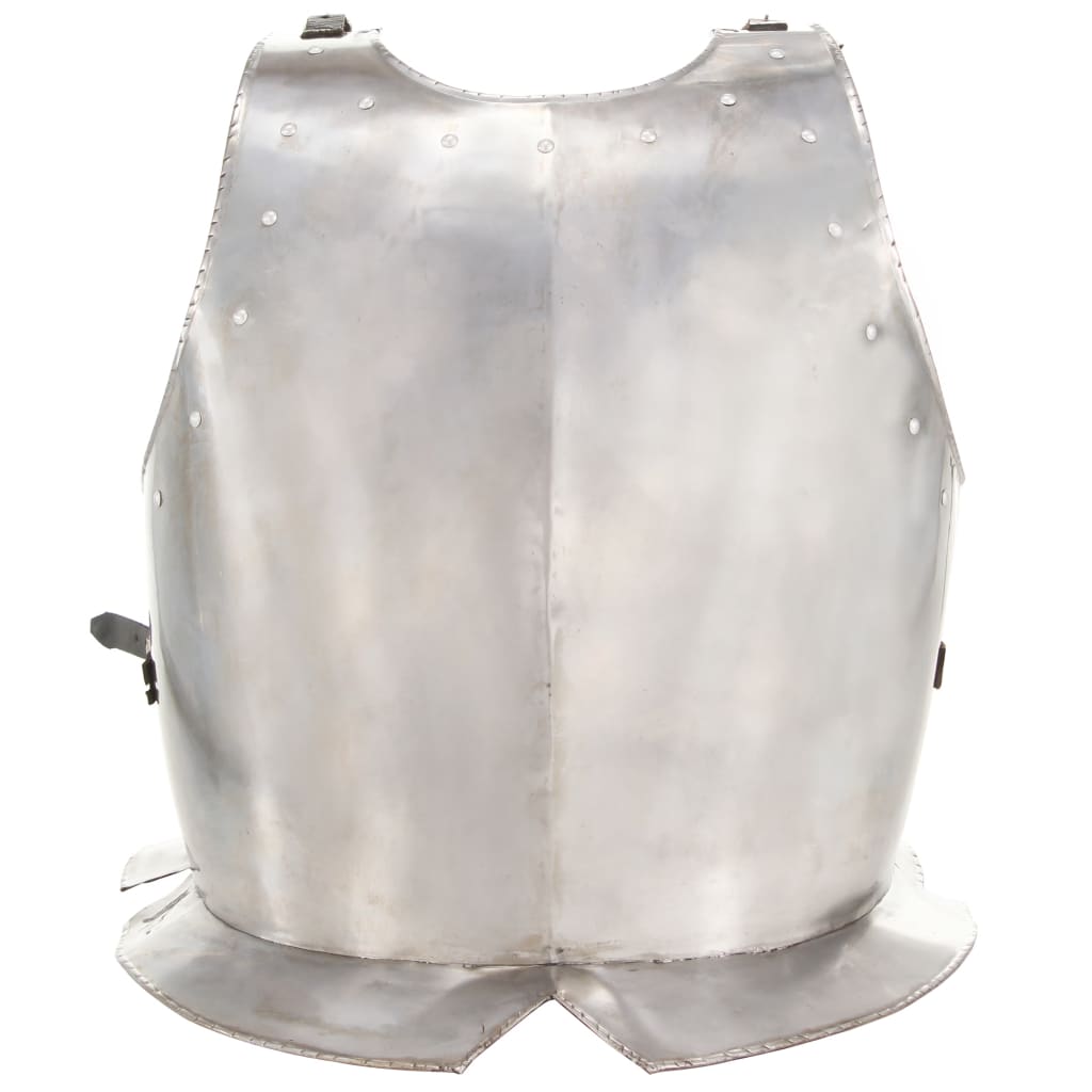 Medieval Knight Body Armour Cuirass Replica LARP Silver Steel