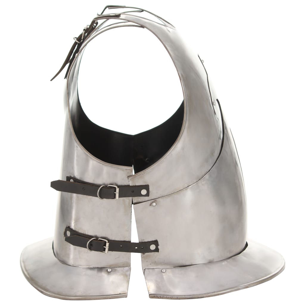 Medieval Knight Body Armour Cuirass Replica LARP Silver Steel
