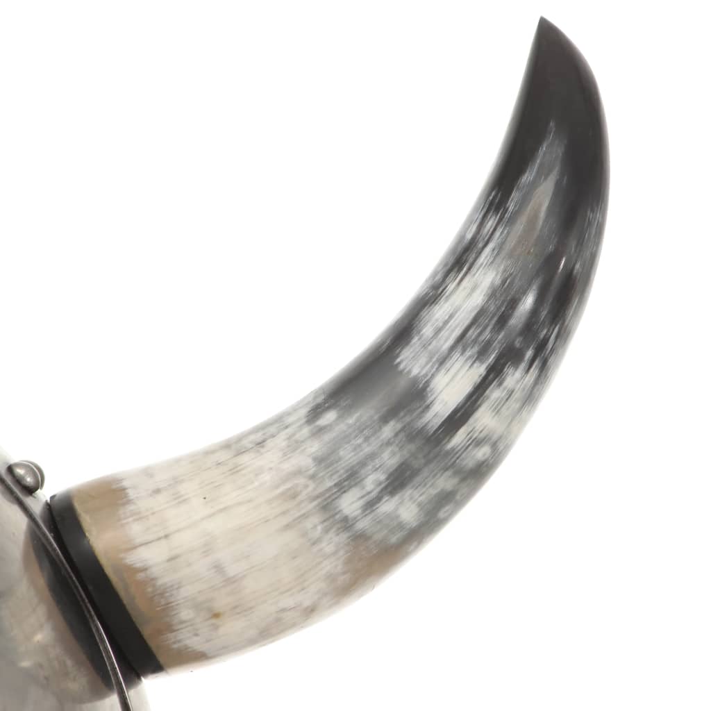 Fantasy Viking Helmet LARP Silver Steel