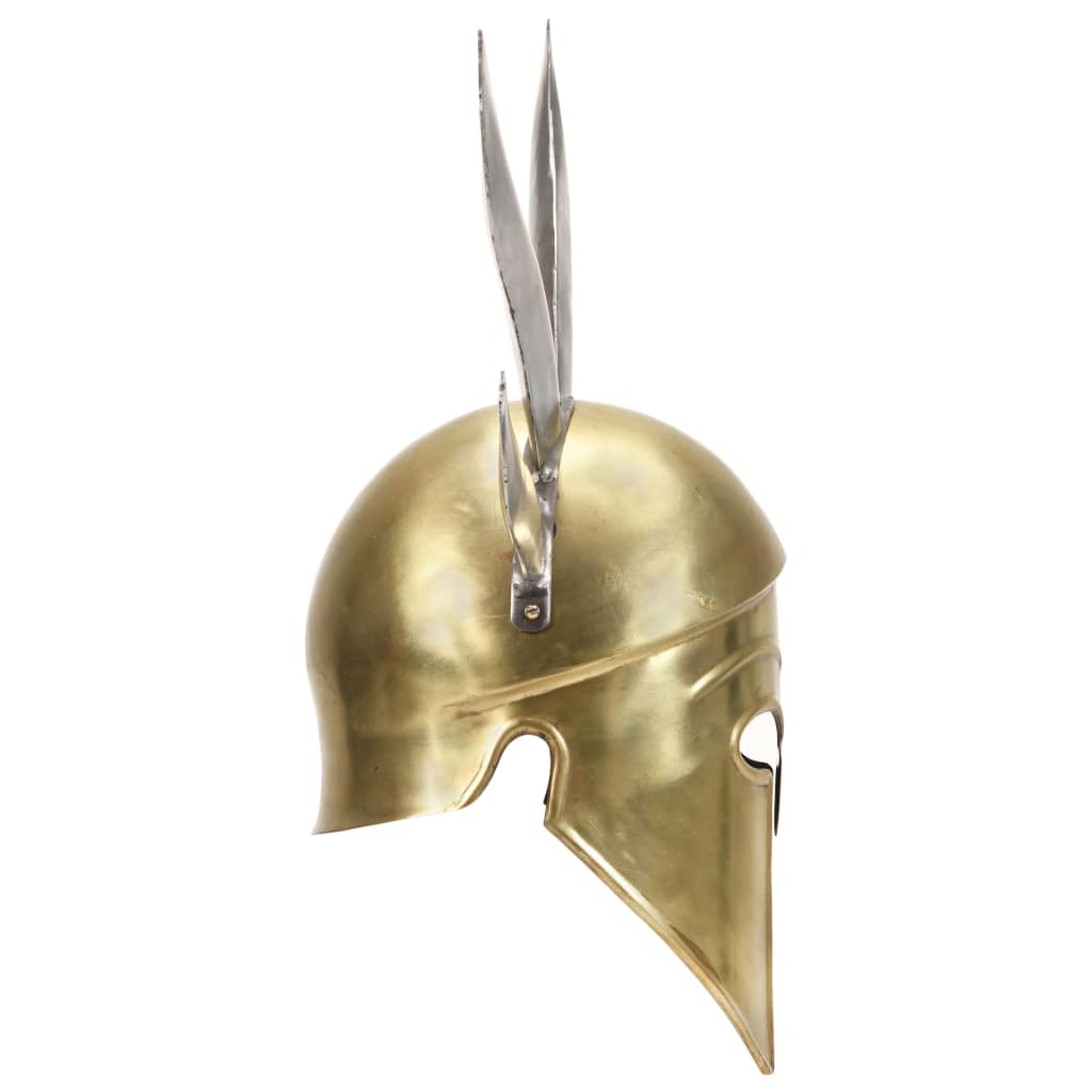 Greek Warrior Helmet Antique Replica LARP Brass Steel