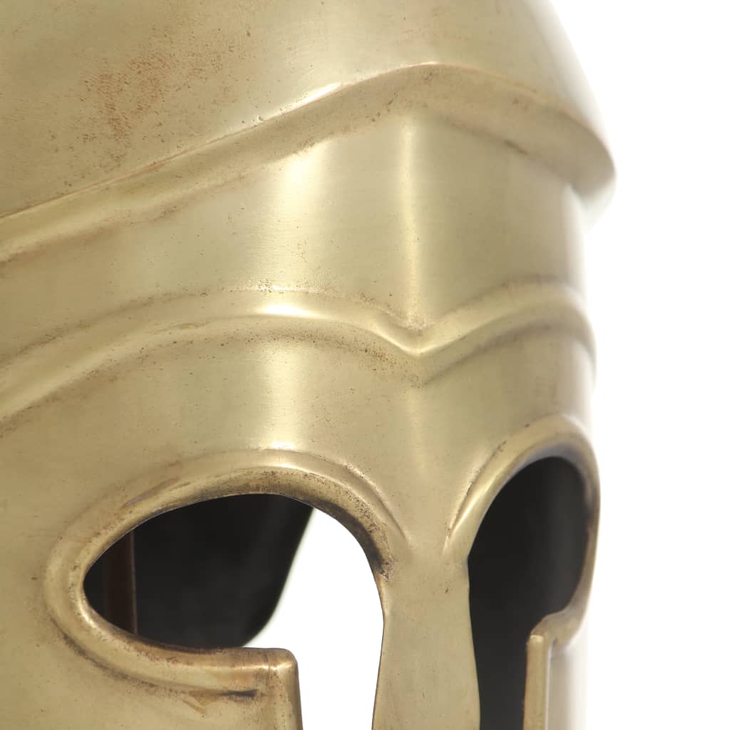 Greek Warrior Helmet Antique Replica LARP Brass Steel