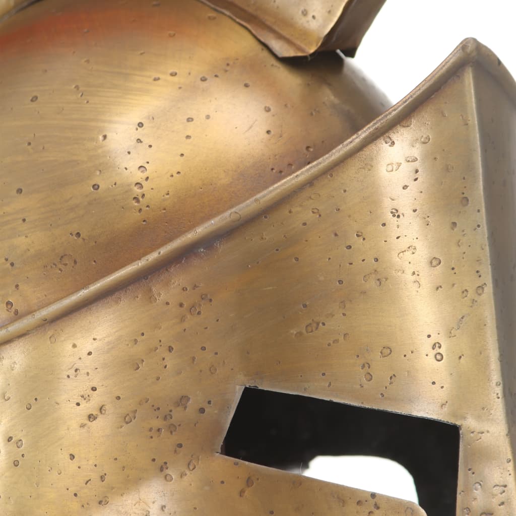 Greek Warrior Helmet Antique Replica LARP Brass Steel