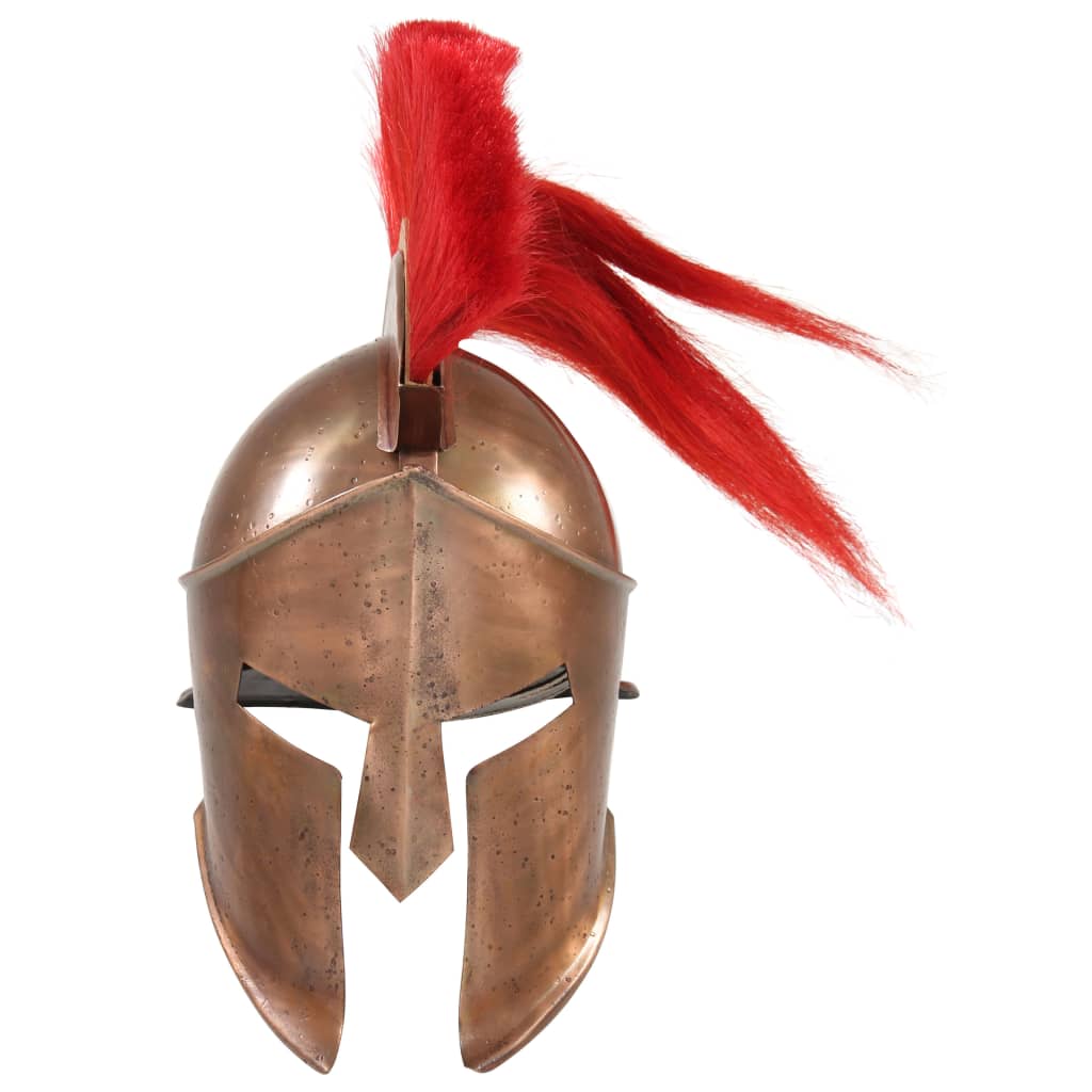 Greek Warrior Helmet Antique Replica LARP Copper Steel