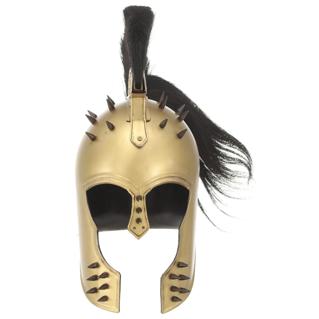 Greek Warrior Helmet Antique Replica LARP Brass Steel