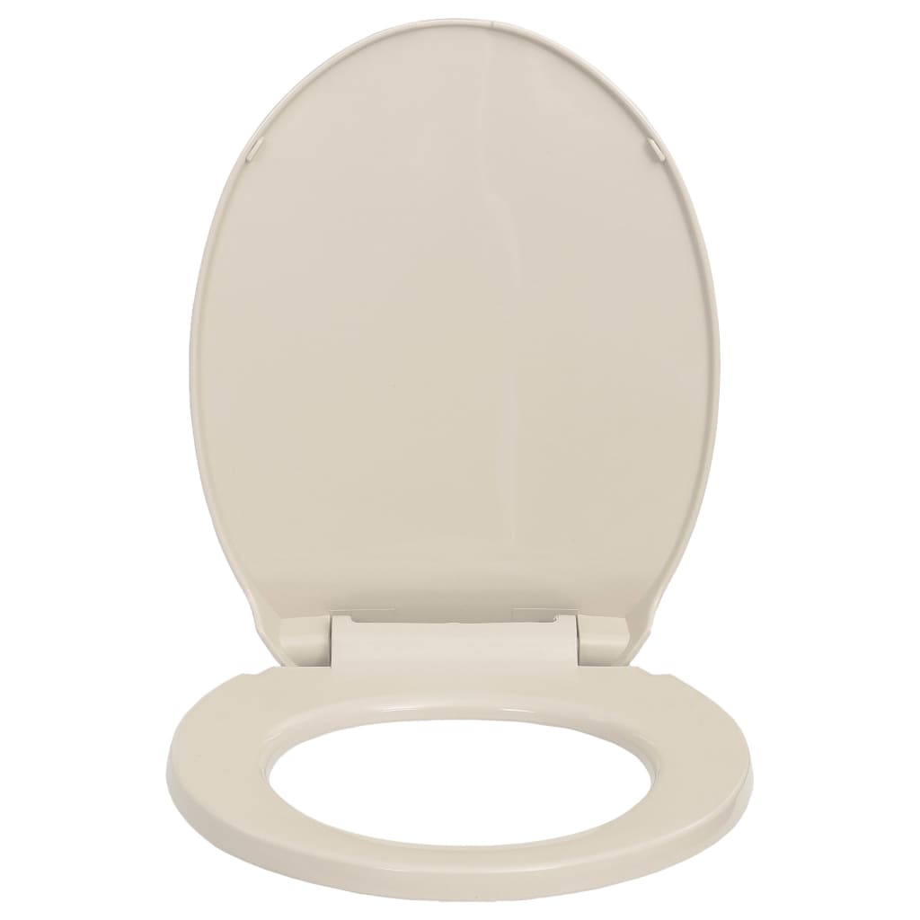 Soft-Close Toilet Seat Apricot Oval