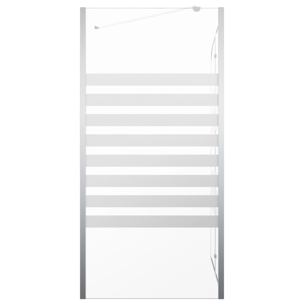 Bath Enclosure 120x68x130 cm Tempered Glass Stripe