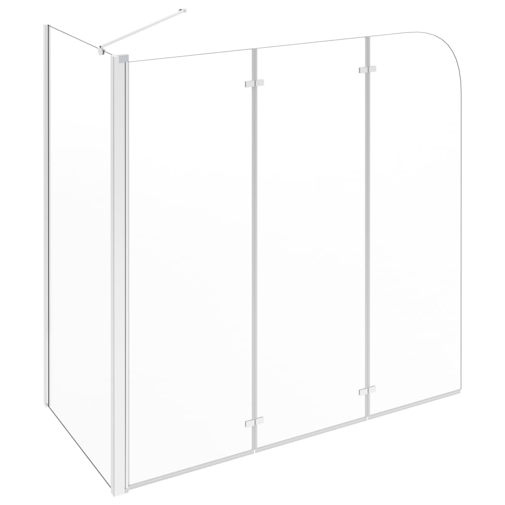 Bath Enclosure 120x69x130 cm Tempered Glass Transparent