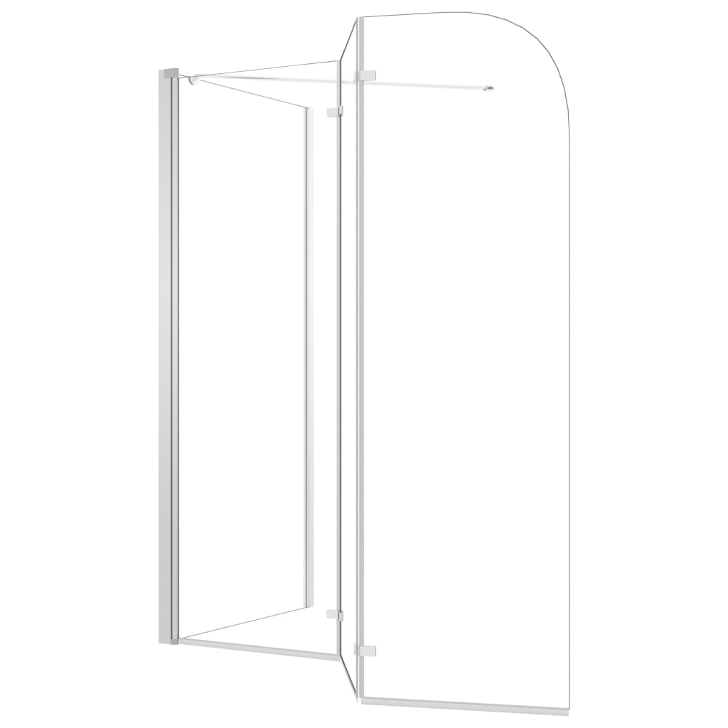 Bath Enclosure 120x69x130 cm Tempered Glass Transparent