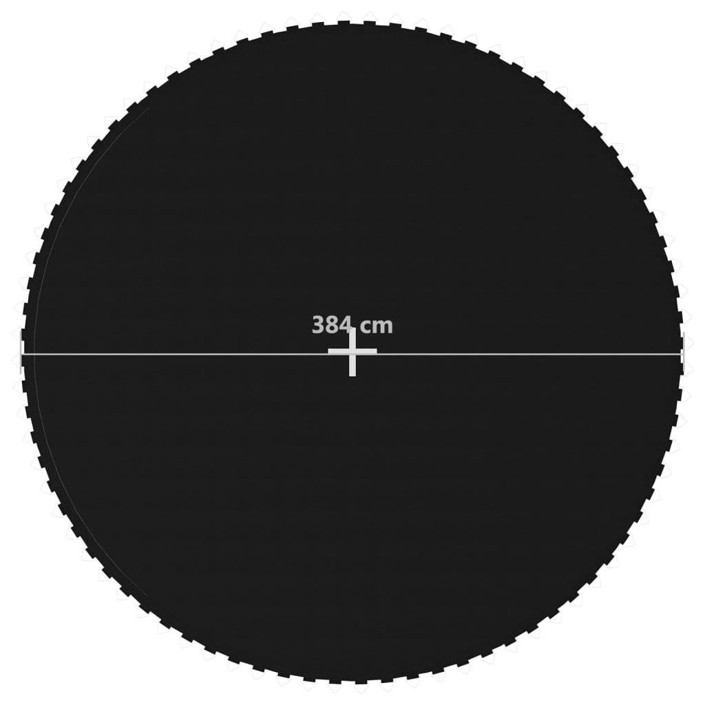 Jumping Mat Fabric Black for 14 Feet/4.27 m Round Trampoline
