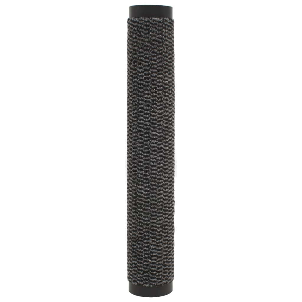Dust Control Mats 2 pcs Rectangular Tufted 60x90 cm Anthracite