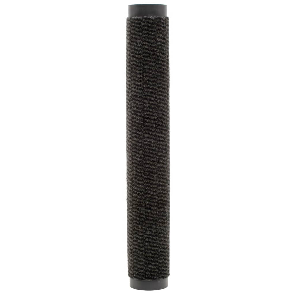 Dust Control Mats 2 pcs Rectangular Tufted 90x150 cm Black